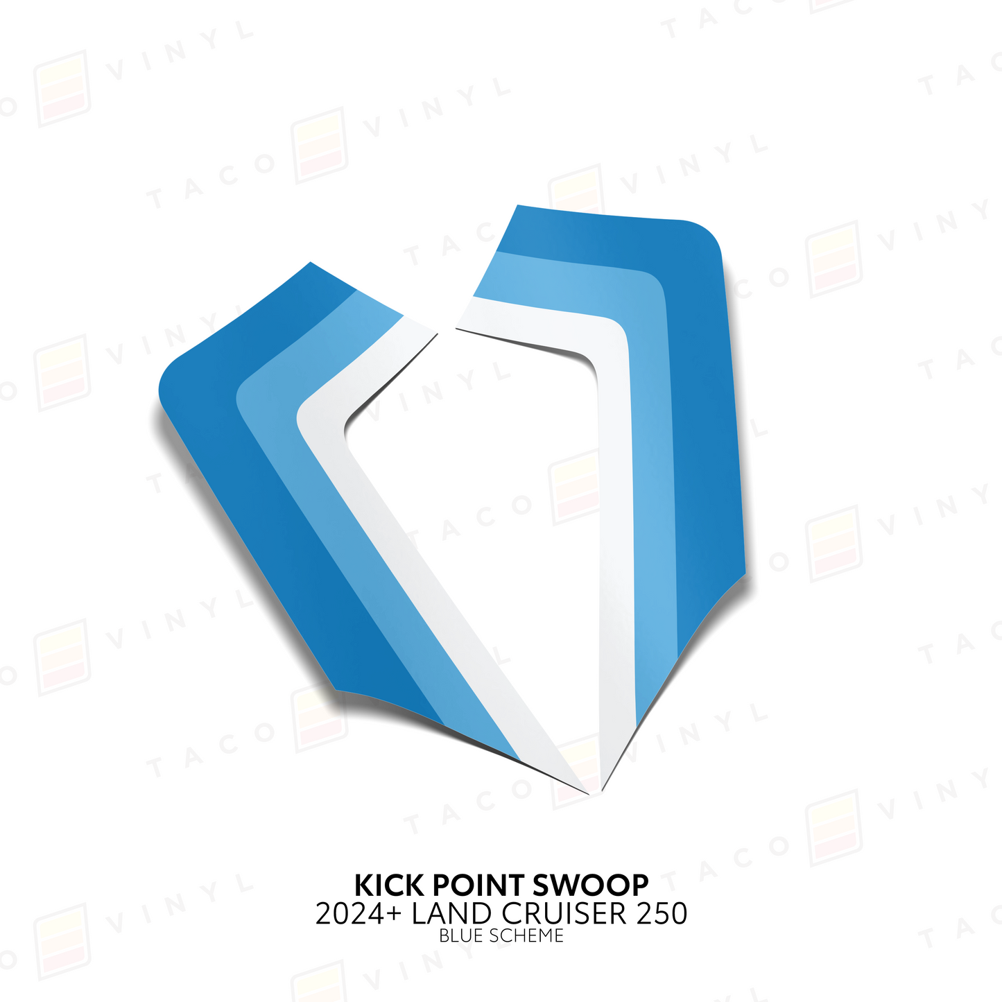 Taco Vinyl Land Cruiser 250 Kick Point Swoop | 2024+ Land Cruiser