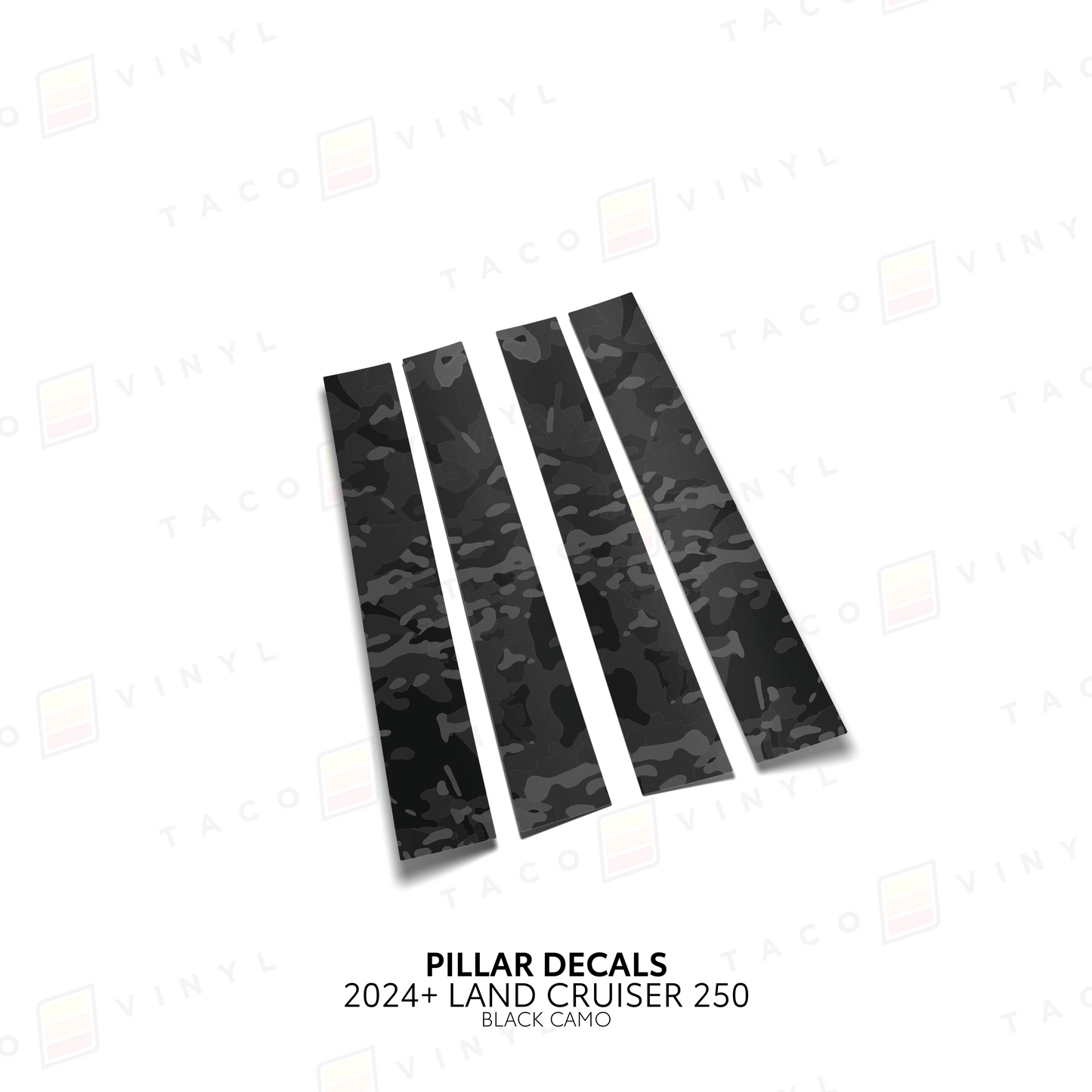 Taco Vinyl Land Cruiser 250 Door Pillar Decals | '24+ Land Cruiser
