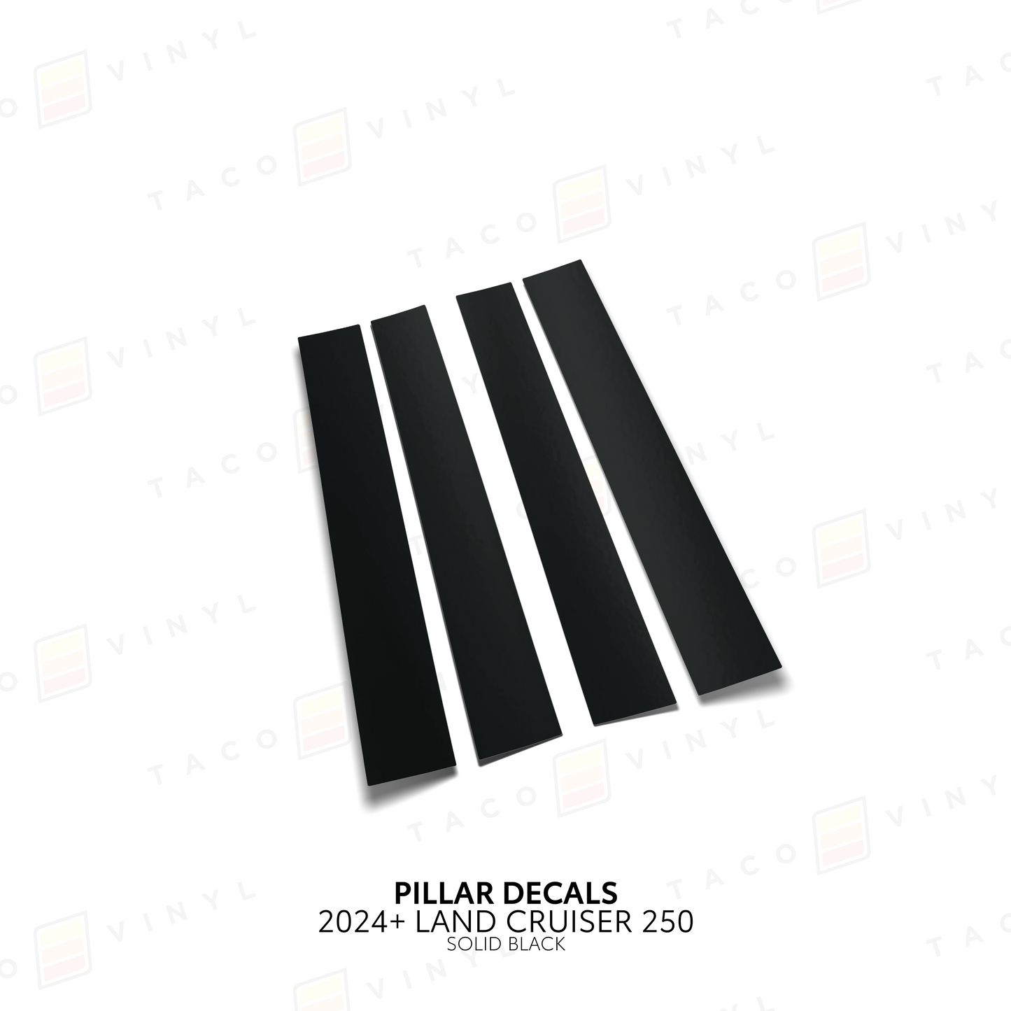 Taco Vinyl Land Cruiser 250 Door Pillar Decals | '24+ Land Cruiser