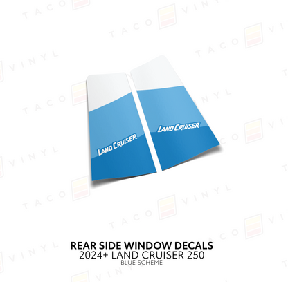 Taco Vinyl Land Cruiser 250 Rear Side Window Decal | '24+ Land Cruiser