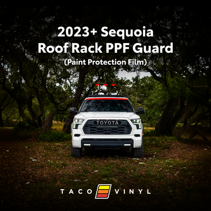 Taco Vinyl Sequoia PPF Roof Rack Guard | '23+ Seqouia