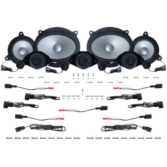 Alpine 6, 9 or 11 Speaker Plug & Play Bundle (6x9" Front Door Speaker) | 2022+ Tundra