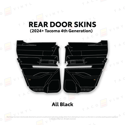 Taco Vinyl Tacoma Door Skins | 2024+ Tacoma