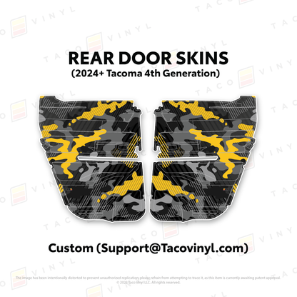 Taco Vinyl Tacoma Door Skins | 2024+ Tacoma
