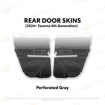 Taco Vinyl Tacoma Door Skins | 2024+ Tacoma