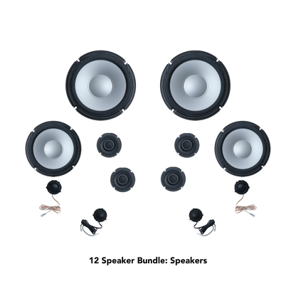 Alpine 8 or 12 Speaker Plug & Play Bundle (8" Front Door Speaker) | '25+ 4Runner