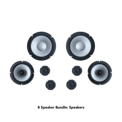 Alpine 8 or 12 Speaker Plug & Play Bundle (8" Front Door Speaker) | '25+ 4Runner