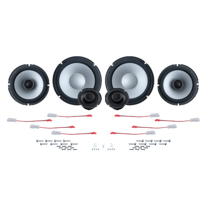 Alpine 6 or 12 Speaker Plug & Play Bundle (8" Front Door Speaker) | '25+ 4Runner