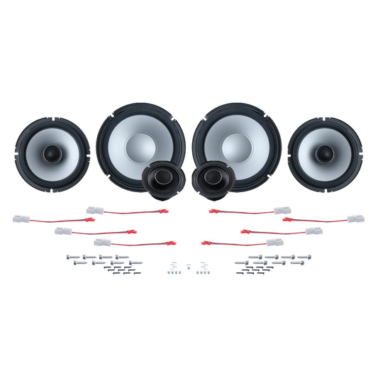 Alpine 6 or 12 Speaker Plug & Play Bundle (8" Front Door Speaker) | '25+ 4Runner