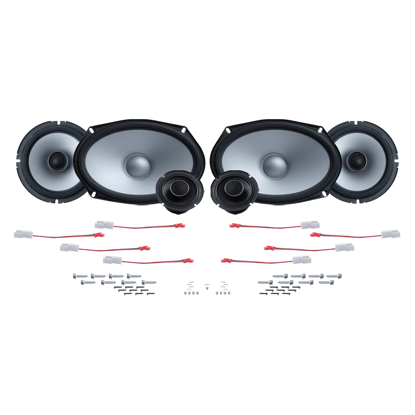 Alpine 6 or 12 Speaker Plug & Play Bundle (6x9 Front Door Speaker) | '25+ 4Runner