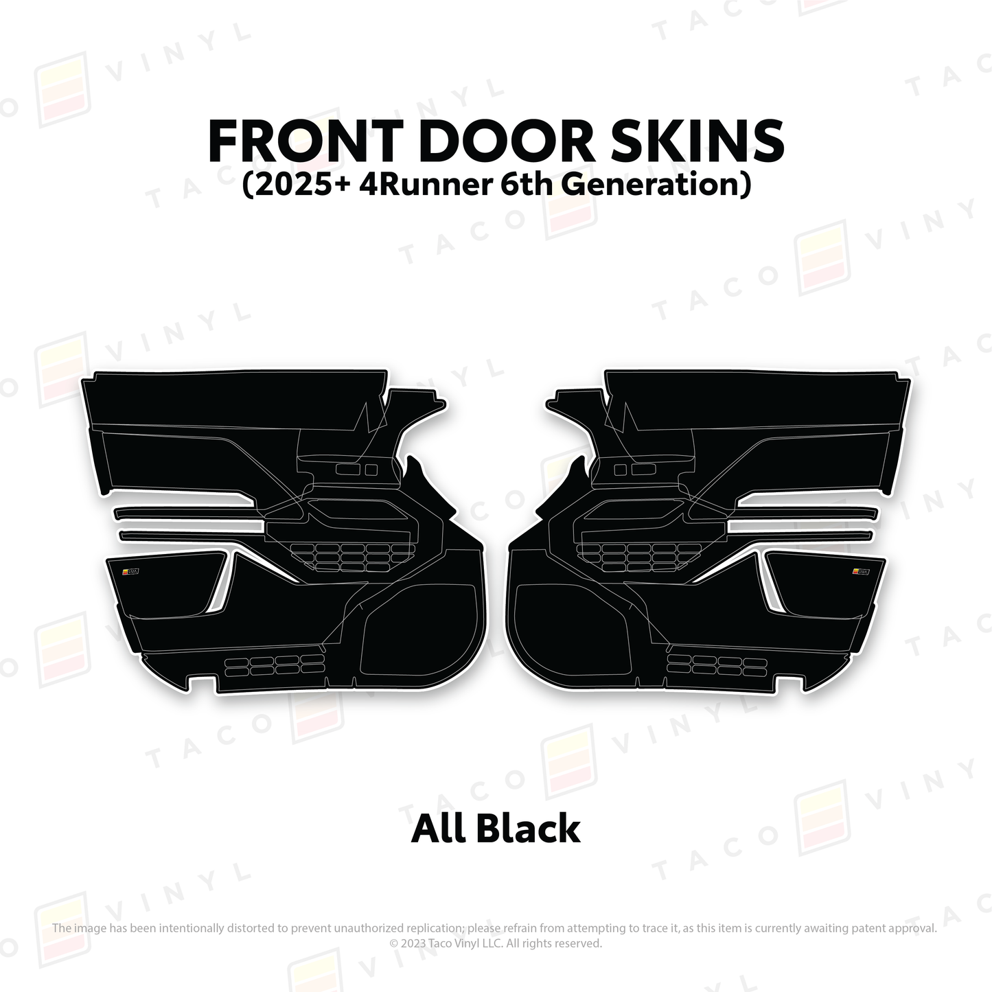 Taco Vinyl 4Runner Door Skins | '25+ 4Runner
