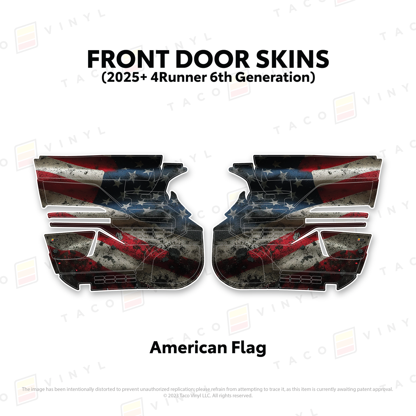 Taco Vinyl 4Runner Door Skins | '25+ 4Runner