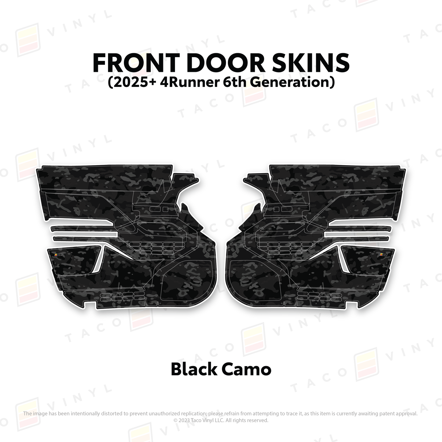 Taco Vinyl 4Runner Door Skins | '25+ 4Runner