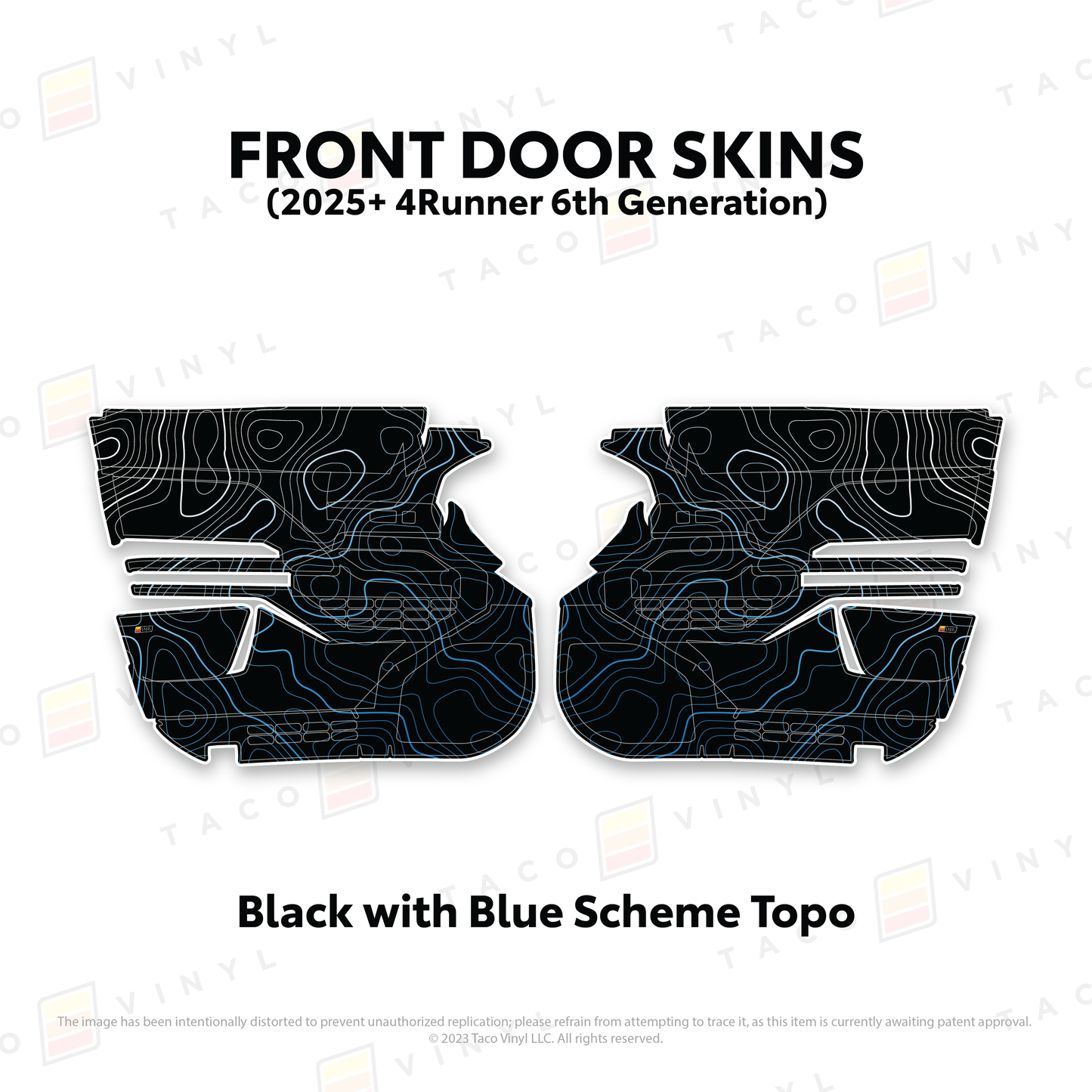 Taco Vinyl 4Runner Door Skins | '25+ 4Runner