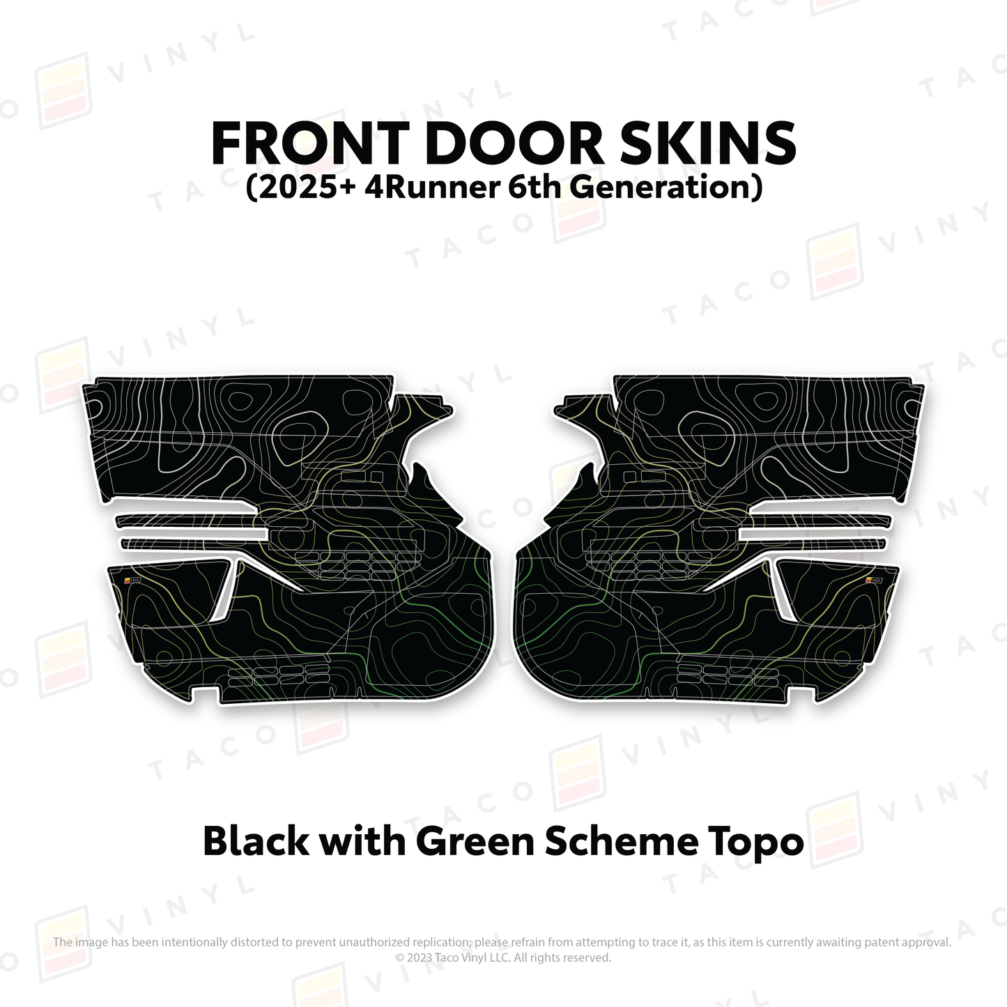 Taco Vinyl 4Runner Door Skins | '25+ 4Runner