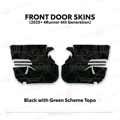 Taco Vinyl 4Runner Door Skins | '25+ 4Runner