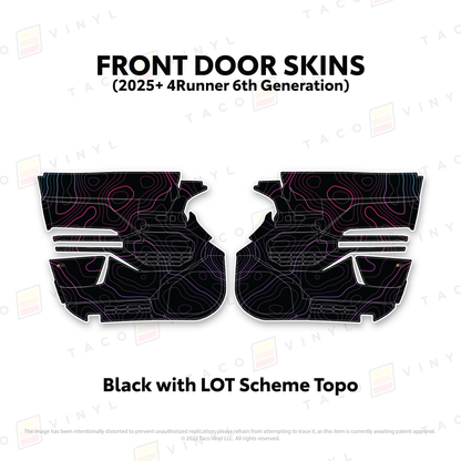 Taco Vinyl 4Runner Door Skins | '25+ 4Runner