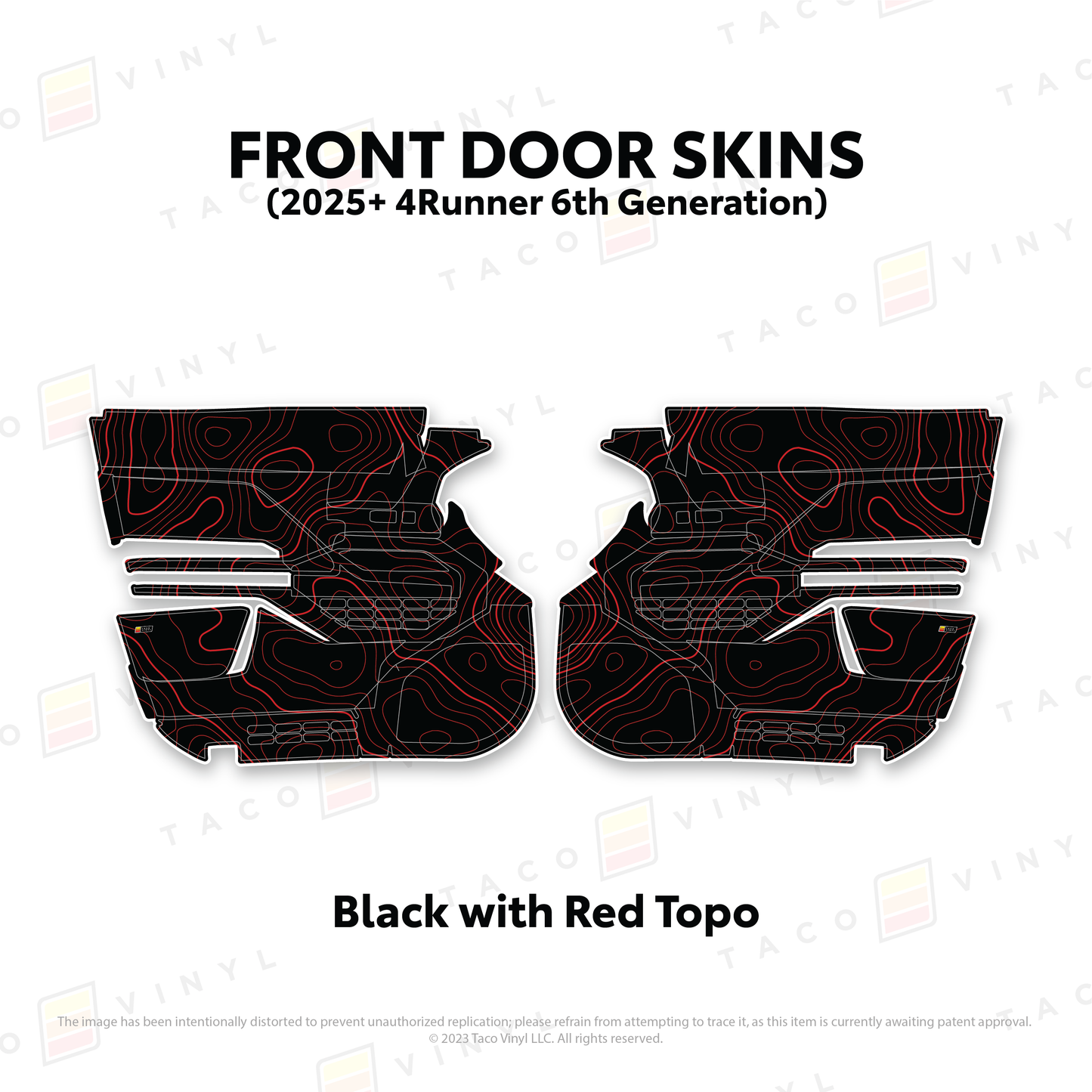 Taco Vinyl 4Runner Door Skins | '25+ 4Runner