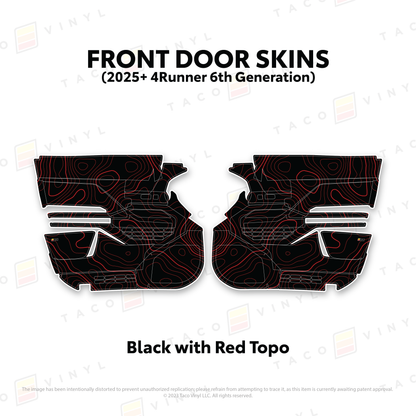 Taco Vinyl 4Runner Door Skins | '25+ 4Runner
