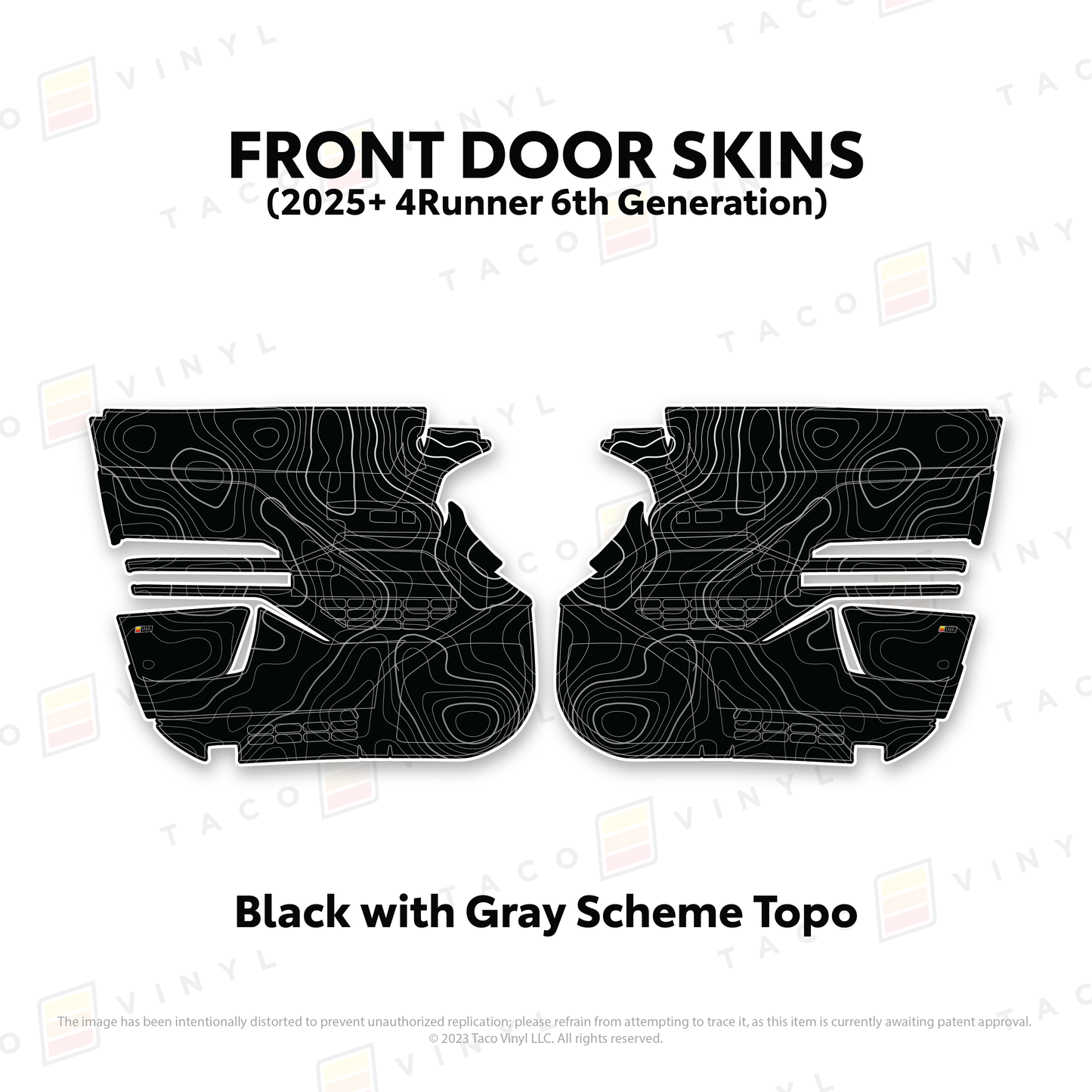 Taco Vinyl 4Runner Door Skins | '25+ 4Runner