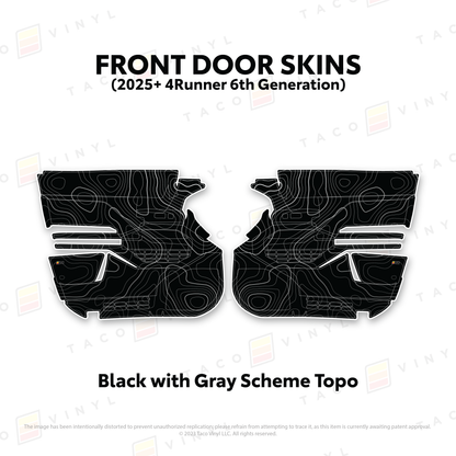 Taco Vinyl 4Runner Door Skins | '25+ 4Runner