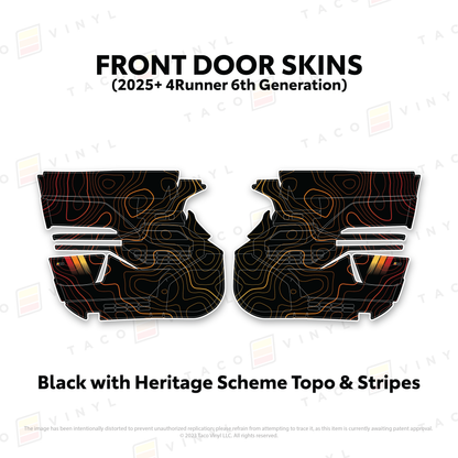 Taco Vinyl 4Runner Door Skins | '25+ 4Runner