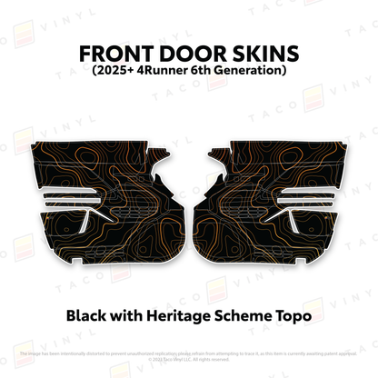 Taco Vinyl 4Runner Door Skins | '25+ 4Runner