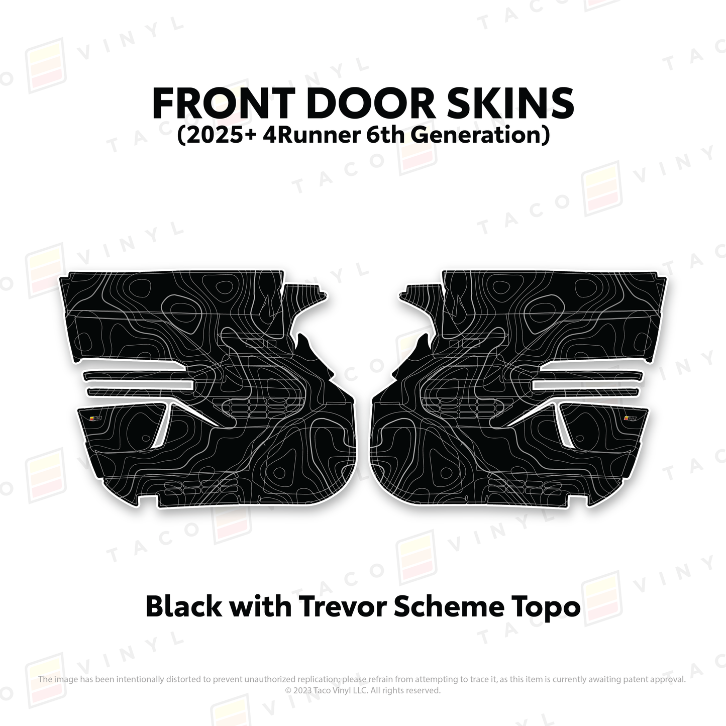 Taco Vinyl 4Runner Door Skins | '25+ 4Runner