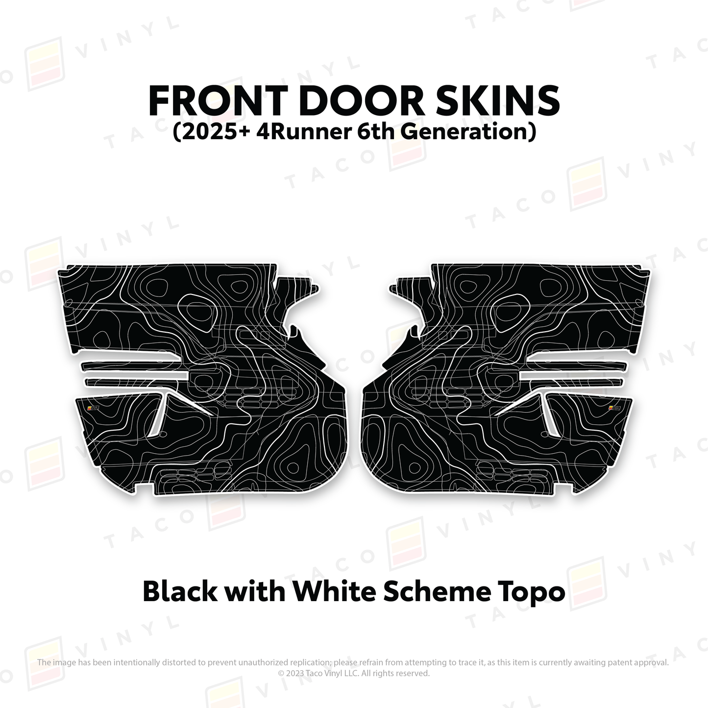 Taco Vinyl 4Runner Door Skins | '25+ 4Runner