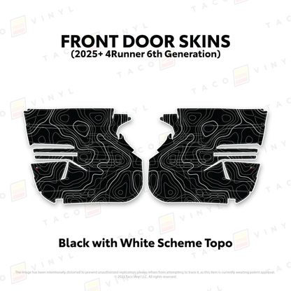 Taco Vinyl 4Runner Door Skins | '25+ 4Runner