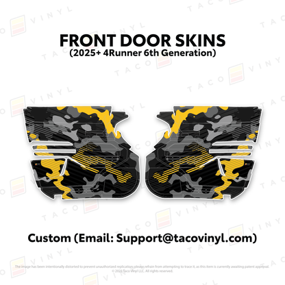 Taco Vinyl 4Runner Door Skins | '25+ 4Runner