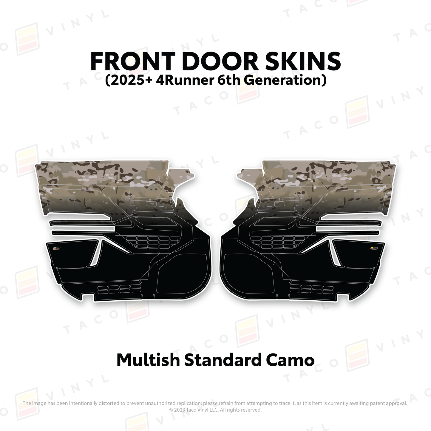 Taco Vinyl 4Runner Door Skins | '25+ 4Runner