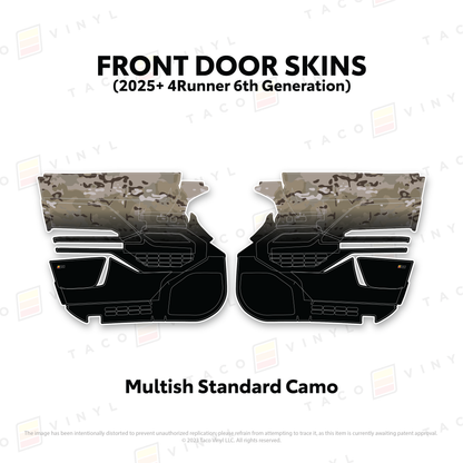 Taco Vinyl 4Runner Door Skins | '25+ 4Runner