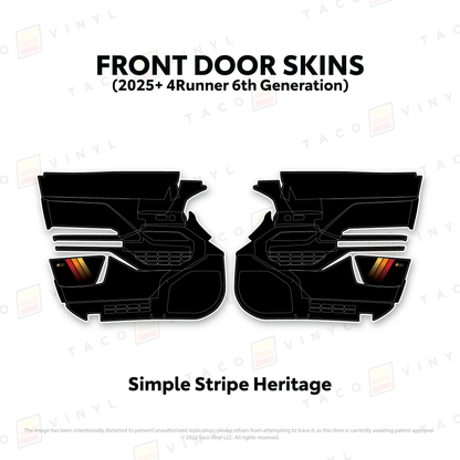 Taco Vinyl 4Runner Door Skins | '25+ 4Runner