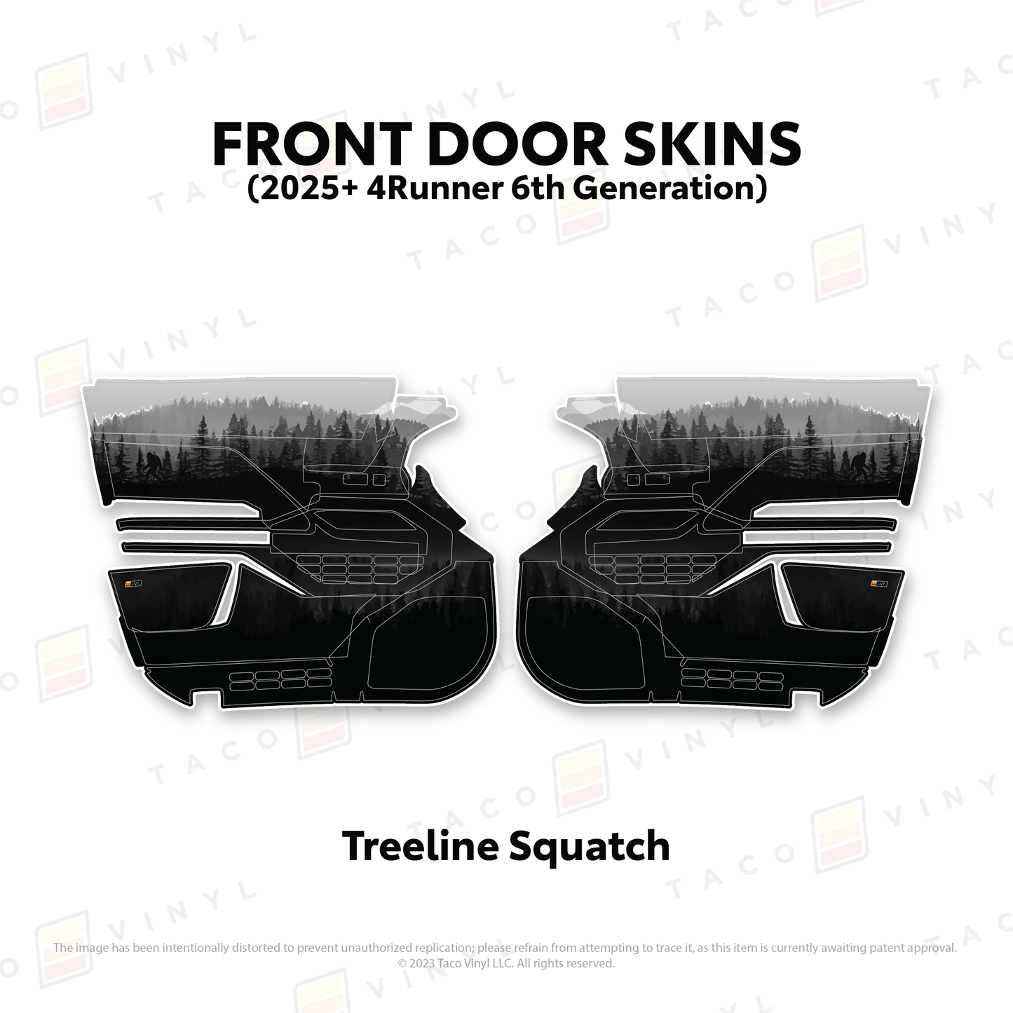 Taco Vinyl 4Runner Door Skins | '25+ 4Runner