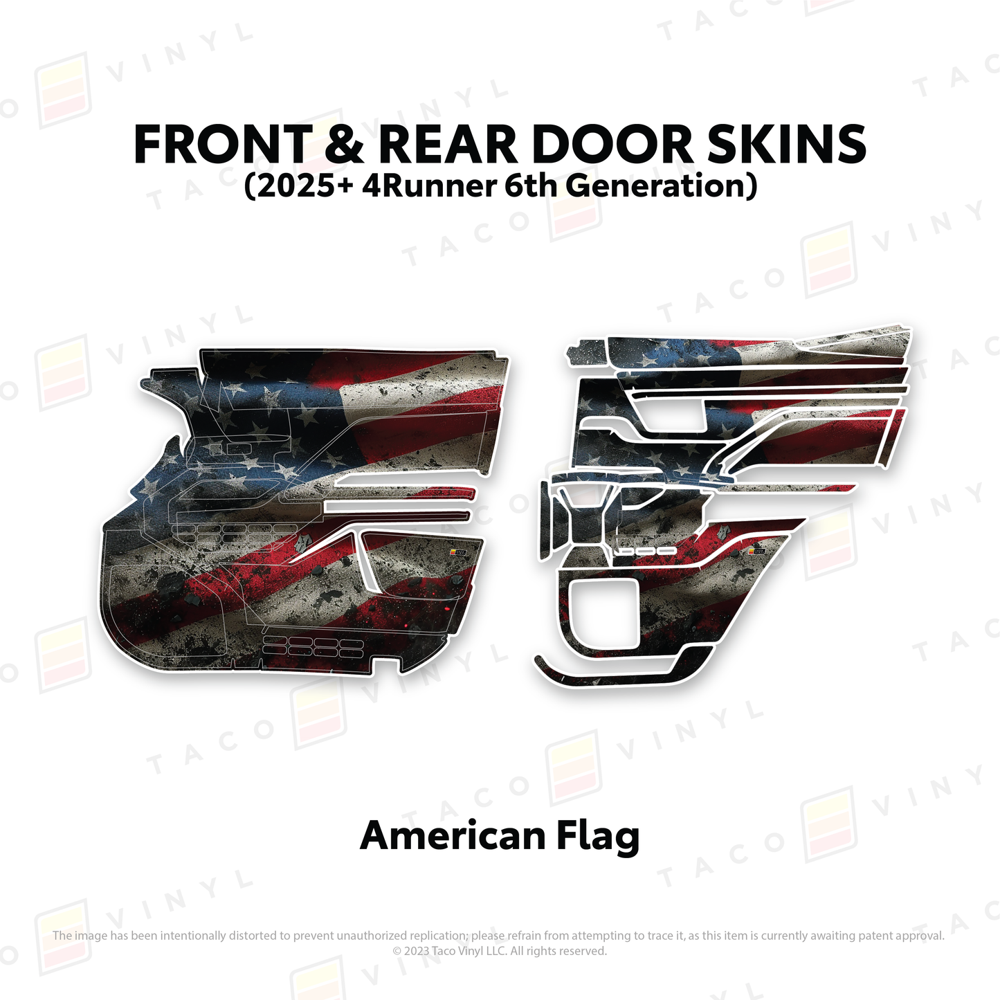 Taco Vinyl 4Runner Door Skins | '25+ 4Runner