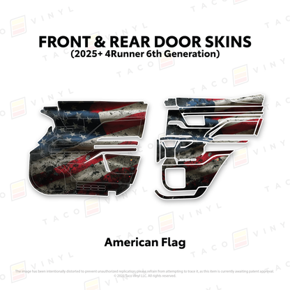 Taco Vinyl 4Runner Door Skins | '25+ 4Runner
