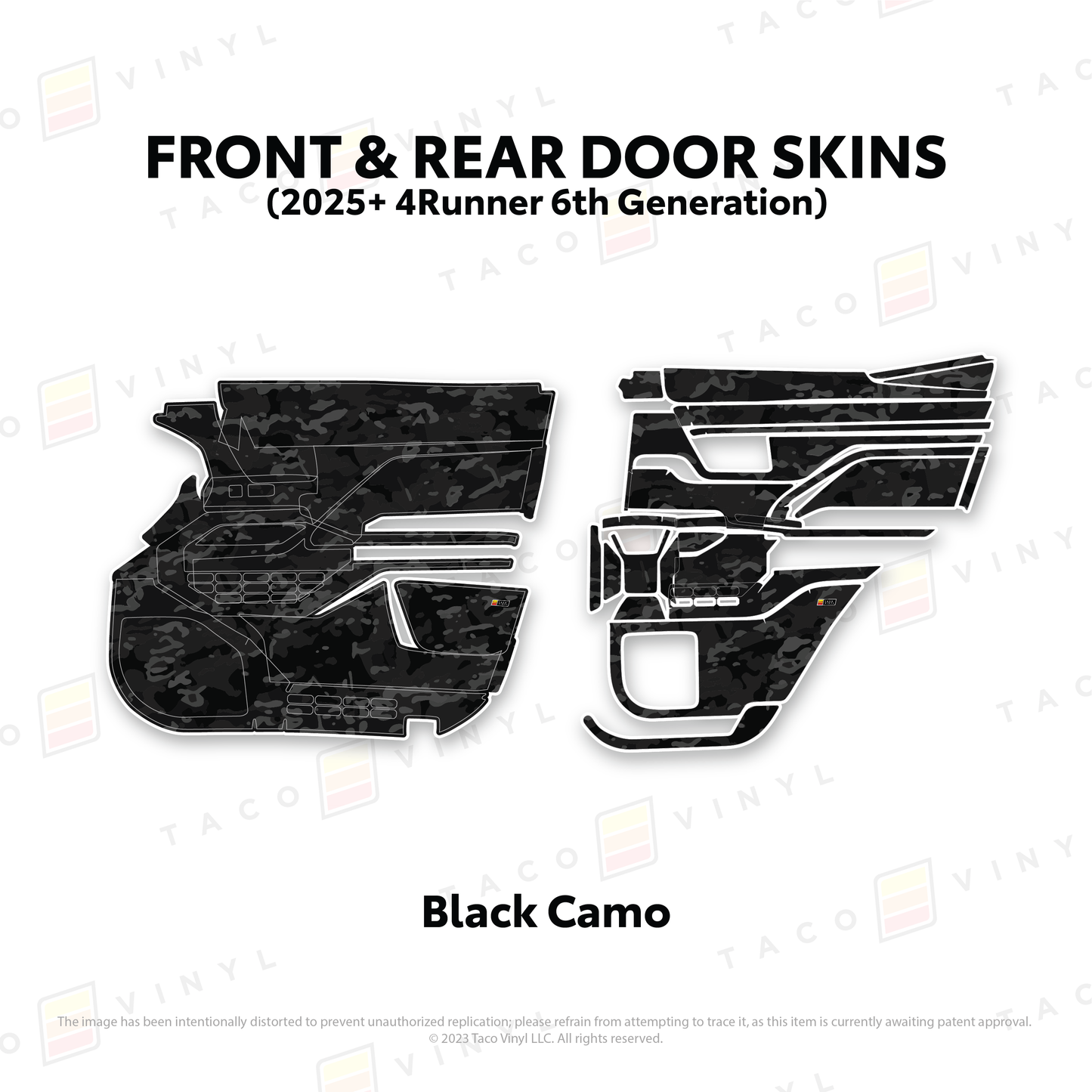 Taco Vinyl 4Runner Door Skins | '25+ 4Runner
