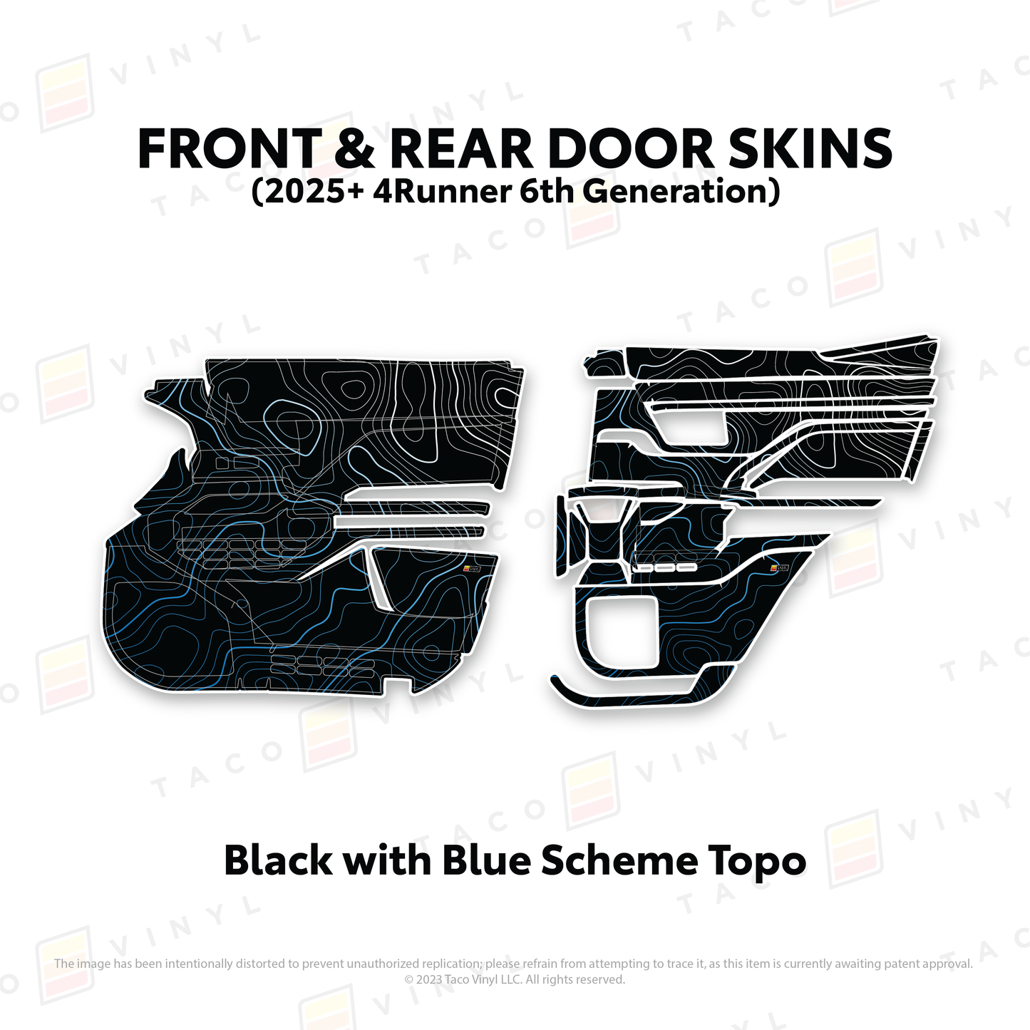 Taco Vinyl 4Runner Door Skins | '25+ 4Runner