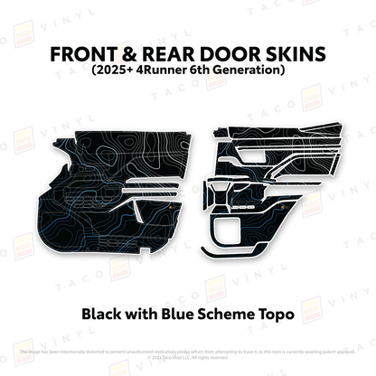 Taco Vinyl 4Runner Door Skins | '25+ 4Runner