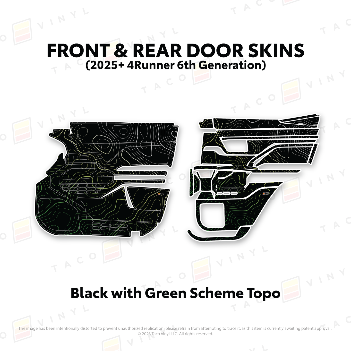 Taco Vinyl 4Runner Door Skins | '25+ 4Runner