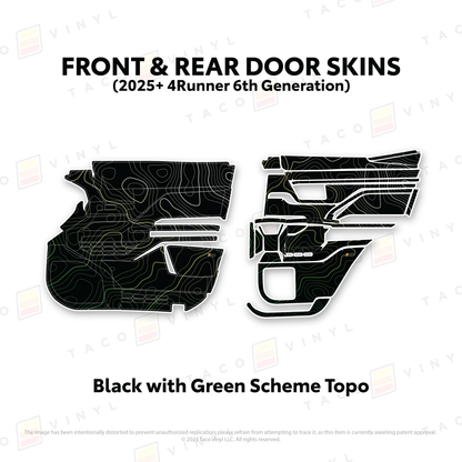 Taco Vinyl 4Runner Door Skins | '25+ 4Runner