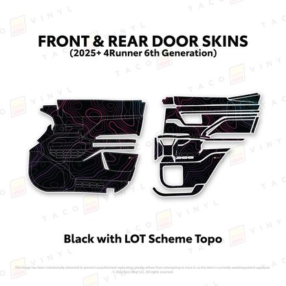 Taco Vinyl 4Runner Door Skins | '25+ 4Runner