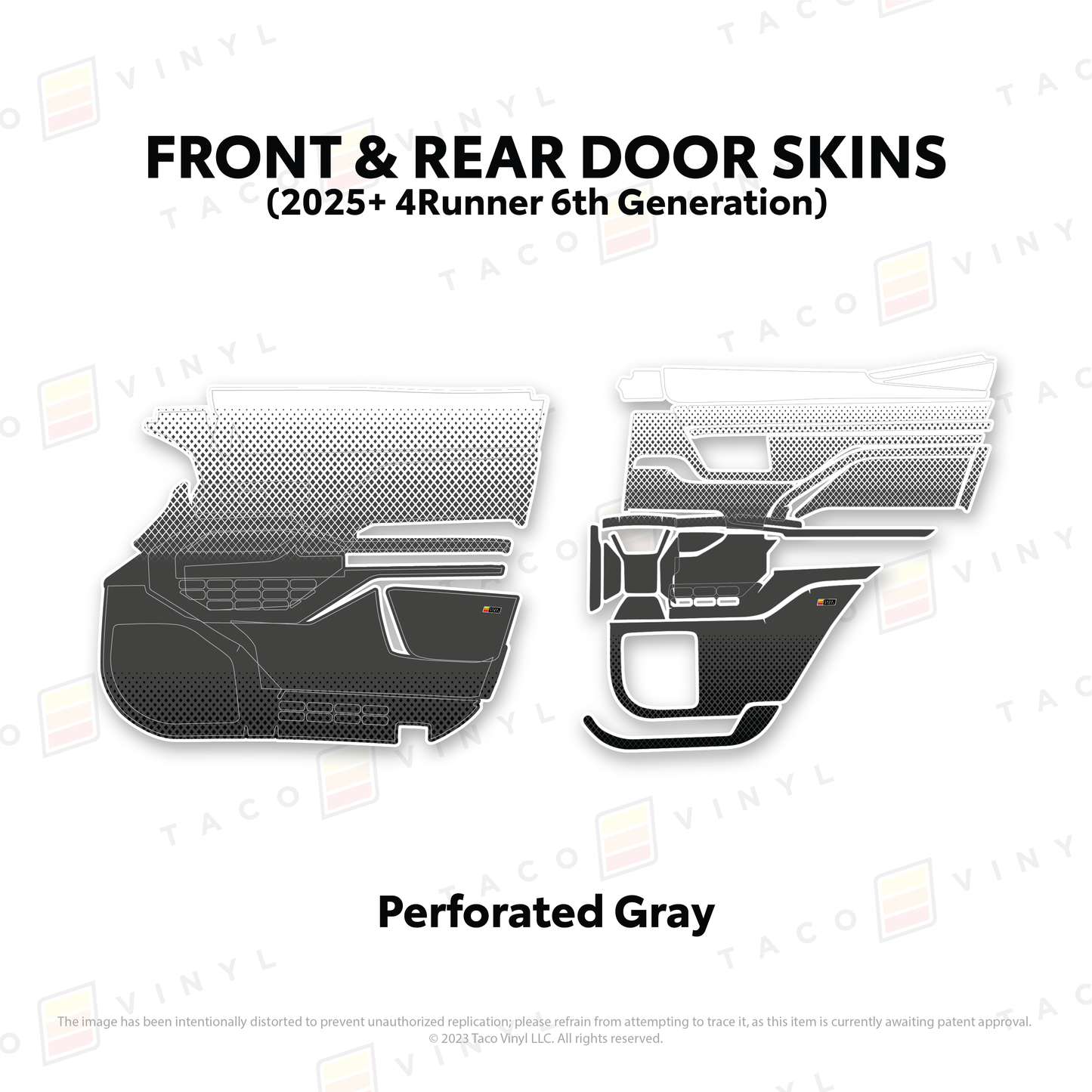 Taco Vinyl 4Runner Door Skins | '25+ 4Runner