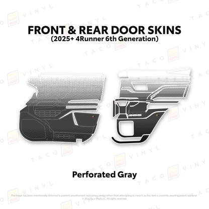 Taco Vinyl 4Runner Door Skins | '25+ 4Runner