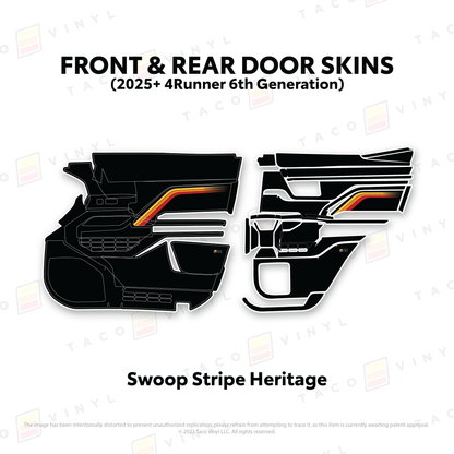 Taco Vinyl 4Runner Door Skins | '25+ 4Runner