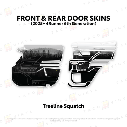 Taco Vinyl 4Runner Door Skins | '25+ 4Runner