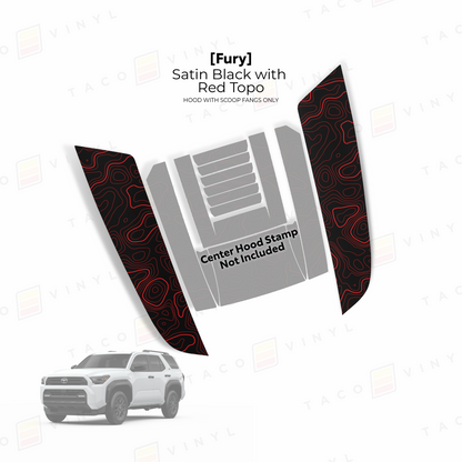 Taco Vinyl Tacoma/4Runner Fury Hood Scoop Stamp | '24+ Tacoma/'25+ 4Runner