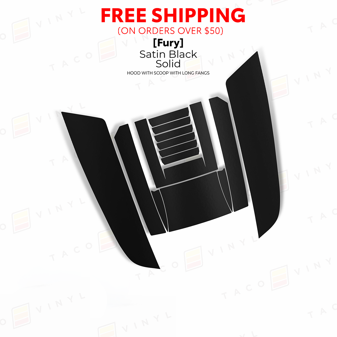 Taco Vinyl Tacoma/4Runner Fury Hood Scoop Stamp | '24+ Tacoma/'25+ 4Runner
