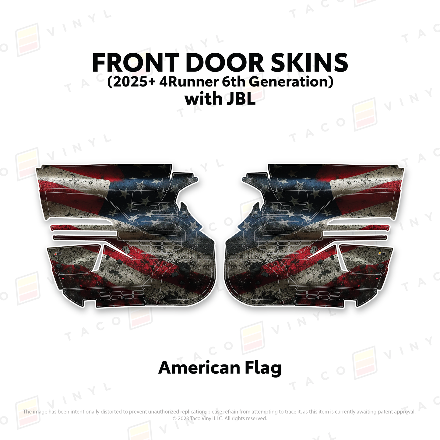 Taco Vinyl 4Runner Door Skins | '25+ 4Runner